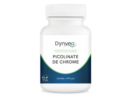 PICOLINATE de CHROME PUR      Format de 60 Gélules  -  Perte de poids, Cholestérol, Glycémie