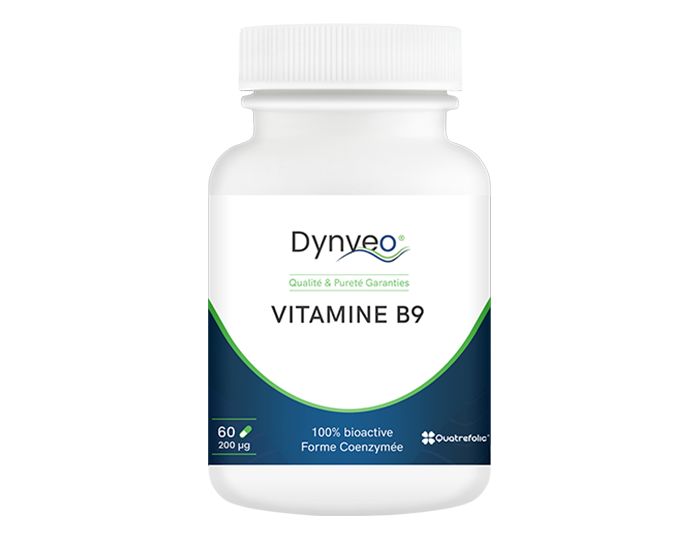 vitamine-b9.png VITAMINE B9 Quatrefolic® Format : 60 Gélules - Nootropiques, Défenses immunitaires, fonctions cognitives, Circulation sanguine – Image 1