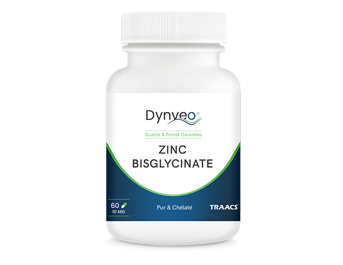 zinc-bisglycinate-chelate.png ZINC BISGLYCINATE Format 60 Gélules - Système immunitaire, Vision, Soin de la peau – Image 1